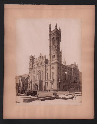 Item #46945 Masonic Temple, Philadelphia [Pennsylvania]. Large Photograph