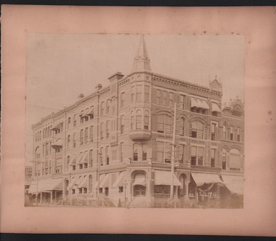 Item #46987 Lincoln National Bank., A. T. Leming & Co [Lincoln, Nebraska]. Large Photograph.