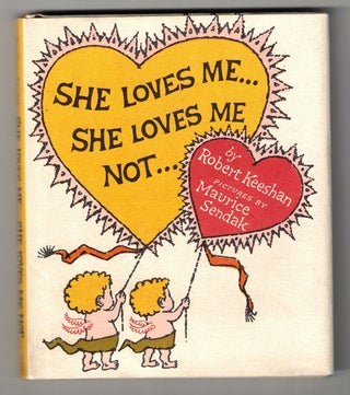 Item #47218 She Loves Me... She Loves Me Not. Robert Keeshan, Maurice Sendak, Captain Kangaroo