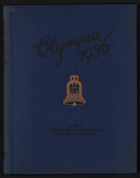 Item #47915 Die Olympischen Spiele 1936. In Berlin und Garmisch-Partenkirchen. Band 1, Band 2 (2 volumes). Walter Richter, Olympics.