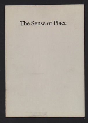 Item #49213 The Sense of Place. Wallace Stegner