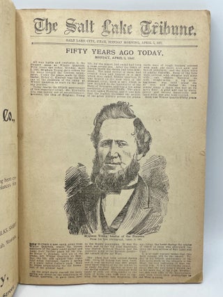 Item #49962 [Fifty Years Ago Today: Salt Lake Tribune's Jubilee Souvenir, Journey of the Utah...