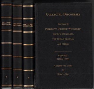 Item #51189 Collected Discourses Delivered by President Wilford Woodruff, His Two Counselors, The...