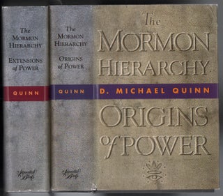 Item #51446 Mormon Hierarchy: Origins of Power & Extensions of Power (two volume set). D. Michael...