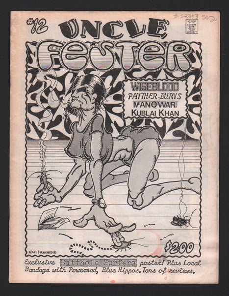 Item #52303 Uncle Fester Fanzine #12 [Minneapolis]. Punk Rock / Metal Fanzine.