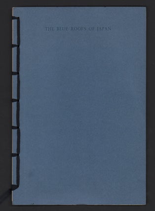 Item #52987 The Blue Roofs of Japan: A Score for Interpreting Voices. Robert Bringhurst