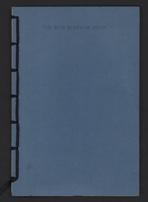 Item #52987 The Blue Roofs of Japan: A Score for Interpreting Voices. Robert Bringhurst.