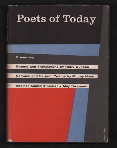 Item #53104 Poets of Today. May Swenson, Harry Duncan, Noss Murray.