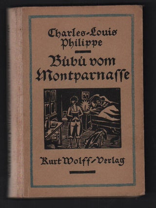Item #53137 Bubu vom Montparnasse. Frans Masereel, Charles-Louis Philippe
