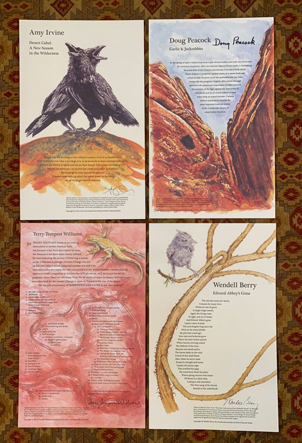 Item #54812 Desert Cabal: A New Season in the Wilderness; Garlic & Jackrabbits; Desert Solitaire 50; Edward Abbey's Gone. Amy Irvine, Doug Peacock, Terry Tempest Williams, Wendell Berry.