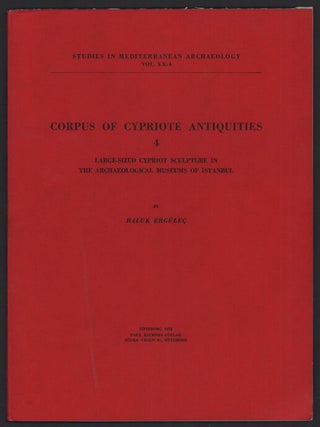 Item #54879 Corpus of Cypriote Antiquities 4: Large-Sized Cypriot Sculpture in the Archaeological...