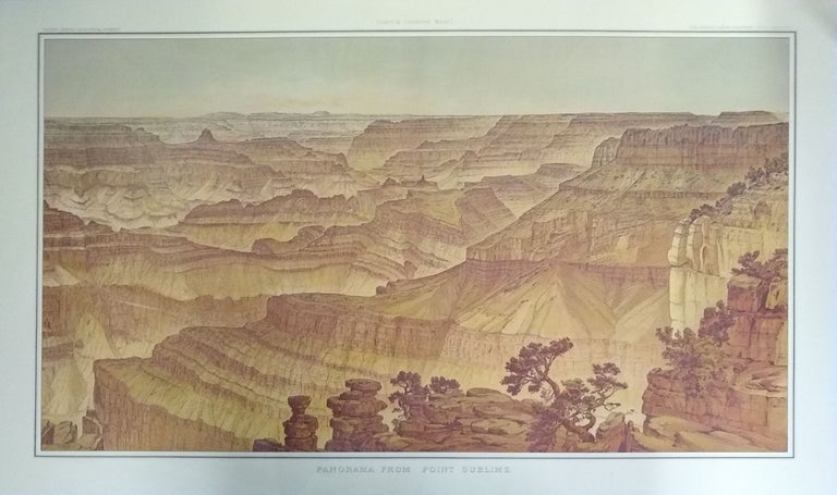 Item #54975 Panorama from Point Sublime: Part III, Looking West. William Henry Holmes.
