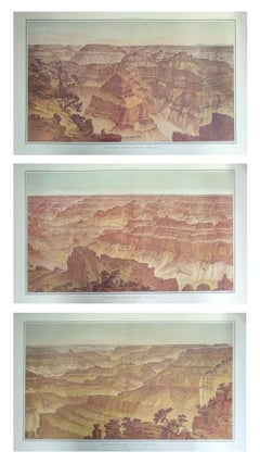 Item #54976 Panorama from Point Sublime: Parts I, II, and III. William Henry Holmes