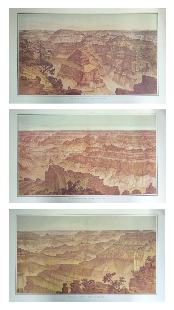 Item #54976 Panorama from Point Sublime: Parts I, II, and III. William Henry Holmes.