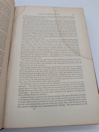 Report of Explorations and Surveys, to Ascertain the Most Practicable and Economical Route for a Railroad from the Mississippi River to the Pacific Ocean; [Together with] General Report, Washington, D.C., 1857-1860 (14 books)