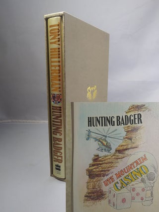 Item #55748 Hunting Badger. Tony Hillerman, Ernest Franklin