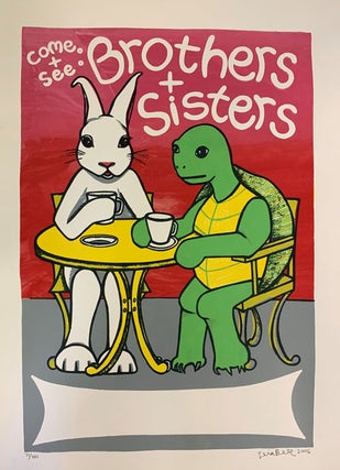 Item #56184 Signed, Limited Edition Poster by Artist Leia Bell: Come + See: Brothers + Sisters....