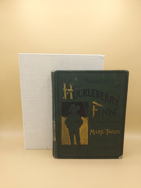 Item #56726 Adventures of Huckleberry Finn (Tom Sawyer’s Comrade). Mark Twain.