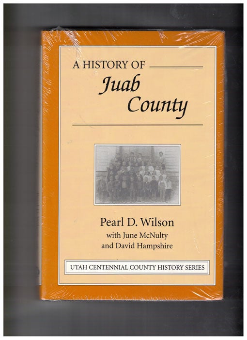 Item #56755 A History of Juab County. Pearl D. Wilson, June McNulty, David Hampshire.