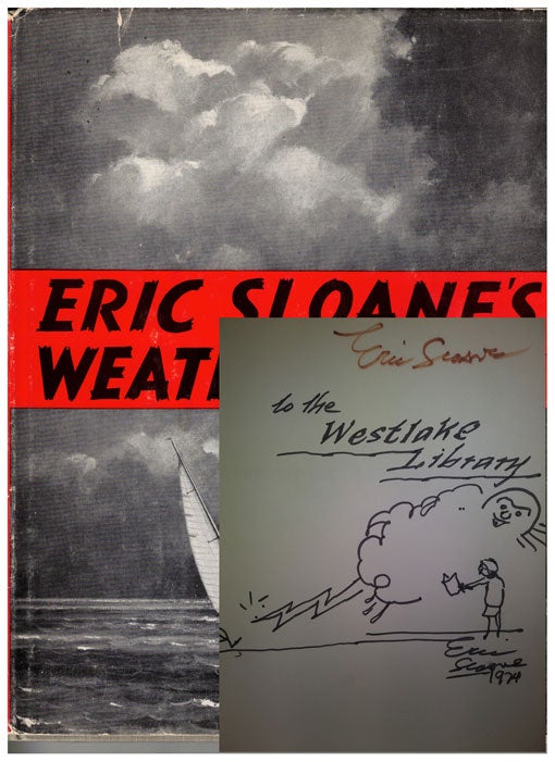 Item #56919 Eric Sloane's Weather Book (signed by Sloane). Eric Sloane.