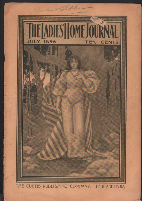 Item #57044 The Ladies' Home Journal Volume XIII, No. 8, July, 1896. Maxfield Parrish.