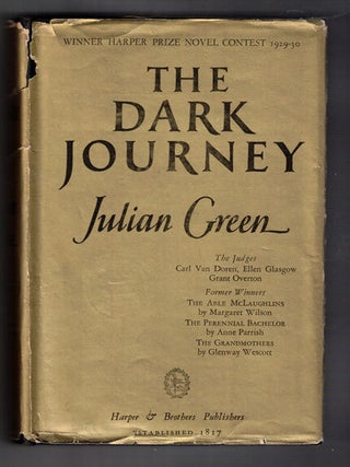 Item #57092 The Dark Journey. Julian Green, Vyvyan Holland