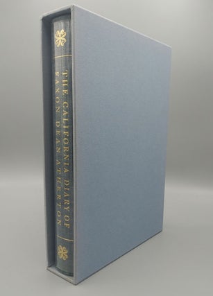Item #57277 The California Diary of Faxon Dean Atherton 1836 - 1839. Faxon Dean Atherton, Doyce...