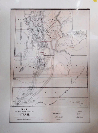 Item #57364 Map of the Territory of Utah. To accompany the annual Report of the Commissioner of...