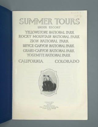 Summer Tours Under Escort. Yellowstone National Park; Rocky Mountain National Park; Zion National Park; Bryce Canyon National Park; Grand Canyon National Park; Yosemite National Park. California. Colorado