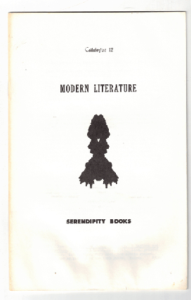Item #57538 Serendipity Books Catalogue 12. Modern Literature. Peter B. Howard