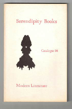Item #57542 Serendipity Books Catalogue 36: Modern Literature. Peter B. Howard