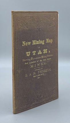 Item #57574 New Mining Map of Utah Showing the location of the Mining Districts over an extent of...