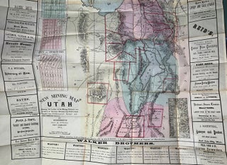 New Mining Map of Utah Showing the location of the Mining Districts over an extent of Territory 150 miles from North to South Compiled from U. S. Government Surveys and Other Authentic sources. By B. A. M. Froiseth Aided by H. R. Durkee