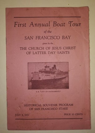 Item #57622 First Annual Boat Tour of the San Francisco Bay given by the [sic] The Church of...