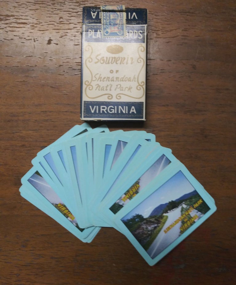 Item #57714 Souvenir of Shenandoah Nat'l Park. Virginia. Deck of Vintage Playing Cards.