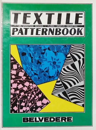 Item #57955 Textile Pattern Book: 120 Monotone Designs. Floral, Graphic, Geometric. Wolfgang Hageny