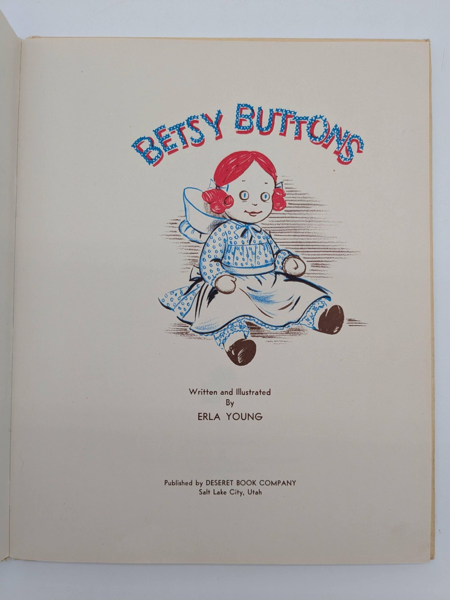 Betsy Buttons | Erla Young | Early printing