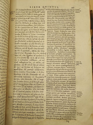 Xenophontis, Philosophi et Imperatoris Clarissimi, Quae Exstant Opera, In Duos Tomos Divisa - 2 volumes in 1 book [Greek and Latin]