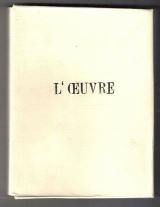 Item #58016 L'Oeuvre: Soixante Bois Graves. Frans Masereel