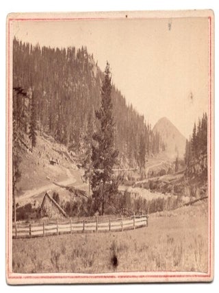 Item #58276 Prickly Pear Cañon, Montana (carte de visite). Charles Roscoe Savage