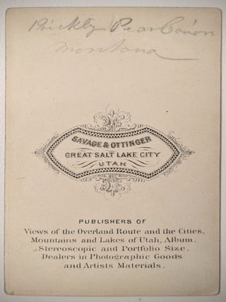 Prickly Pear Cañon, Montana (carte de visite)
