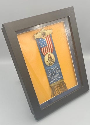 Item #58334 Utah Indian War Veterans Association Ribbon. Utah Indian War Relic