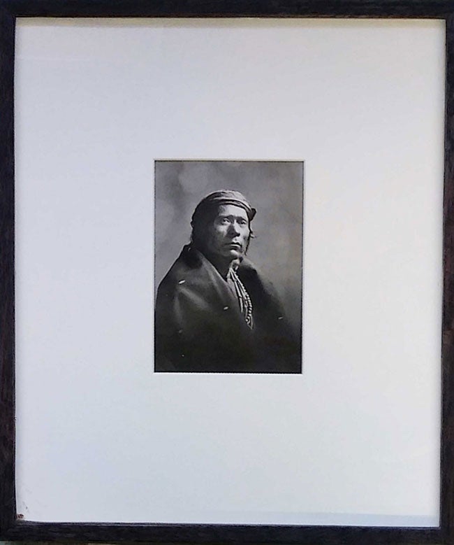 Item #58496 Native American Portrait. Karl Moon.