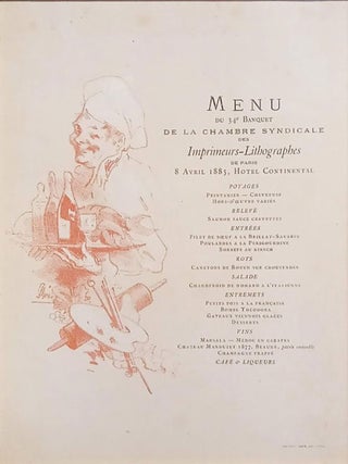 Two Menus and Two Decorative Prints