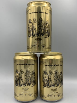 Item #58998 "The Gang" Commemorative Monkey Wrench Gang Beer Can
