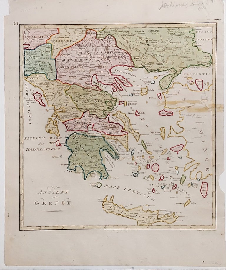 Item #59292 Ancient Greece [Map]. Thomas Stackhouse, S. J. Neele, Engraver.