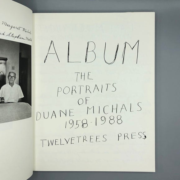 Album: The Portraits of Duane Michals 1958-1988 by Duane Michals on Ken  Sanders Rare Books