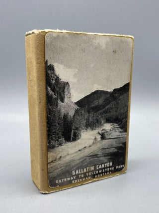 Item #59554 Gallatin Canyon: Gateway to Yellowstone Park (Souvenir Playing Cards). National Parks
