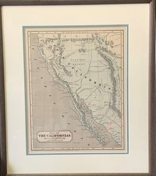 Item #59918 Map of the Californias. T. J. Farnham, homas, efferson