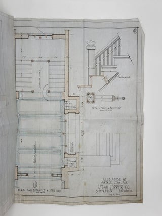 Club House at Arthur, Utah. For Utah Copper Co. July 12, 1924. Revised Aug. 25, 1924. Numbers 6 and 11